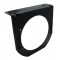 Black Steel Light Bracket W/ One 4" Light Cutout