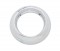 Chrome Plastic Twist-On 2" Light Bezel