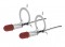 Deluxe Headlamps City Or Park Light - Red