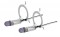 *Closeout* (2/Card) "City Light" Bracket *Closeout* (#38563) - Purple Led