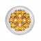 15 Amber Led 2 3/8" Harley Turn Signal - Clear Lens