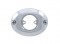 Chrome Plastic Mini Warning/Strobe Light Flange Mounting Kit