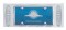 Stainless Steel One License Plate Holder With Two 10 Amber Led Reflector Lights - Clear Lens