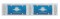 Stainless Steel Two License Plate Holder With Three 10 Amber Led Reflector Lights - Clear Lens