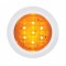 7 Smd Led 2" Slim Clearance/Marker Light With Chrome Plastic Bezel - Amber