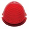 17 Red Led Round Beehive Cab Light - Red Lens