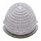 17 Amber Led Round Beehive Cab Light - Clear Lens