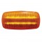 12 Amber Led Rectangular Clearance/Marker Light - Amber "Phantom I" Lens