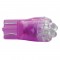 (2/Card) 194 Bulb W/ 4 Micro Led Bulbs - Purple