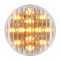 13 Amber Led 2 1/2" Flat Clearance/Marker Light - Clear Lens **No Other Discounts Applicable**