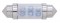 (2/Card) 6 Blue Micro Led 36 Mm Dome Light Bulb