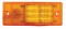 18 Amber Led Freightliner P/T/C Light W/ Reflector