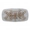 12 Amber Led Rectangular Clearance/Marker Light - Clear Lens