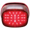 29 Red Led Harley Motorcycle Tail Light With 4 White Led License Light
