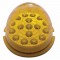 17 Amber Led Cab Light W/ Reflector Clear Lens - Amber Lens
