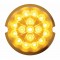 17 Amber Led Cab Light W/ Reflector Clear Lens - Amber Lens