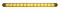 Chrome 14 Amber Led 12" P/T/C Light Bar - Amber Lens