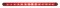 Chrome 14 Red Led 12" S/T/T Light Bar - Red Lens