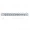 Chrome Plastic Light Bar Bezel W/ One 11 Amber Led 17" Light Bar - Clear Lens