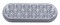 19 Red Led 6" Oval Reflector S/T/T Light - Clear Lens