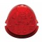 17 Red Led Round Watermelon Dual Function Auxiliary/Cab Light- Red Lens