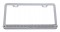 License Frame W/ 14 Amber Led 12" Light Bar - Clear Lens