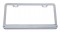 License Frame W/ 14 Amber Led 12" Light Bar - Chrome Lens