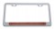License Frame W/ 10 Red Led 9" Light Bar - Red Lens