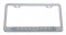 License Frame W/ 10 Amber Led 9" Light Bar Clear Lens