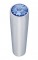 (2/Card) Chrome Peterbilt Short Toggle Switch Extension W/ Diamond - Blue