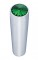 (2/Card) Chrome Peterbilt Short Toggle Switch Extension W/ Diamond - Green