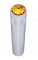 (2/Card) Chrome Peterbilt Long Toggle Switch Extension W/ Diamond - Amber