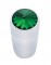 (3/Card) Chrome Peterbilt Mini Toggle Switch Extension W/ Diamond - Green