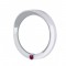Chrome 2006+ Peterbilt Speed/Tachometer Gauge Cover W/ Visor & Diamond - Purple