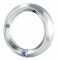 Chrome Kenworth Speed/Tachometer Gauge Cover W/ Diamond - Blue