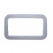 Chrome Plastic Kenworth Exterior View Window Trim