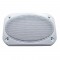(2/Card) Chrome Plastic Peterbilt Rectangular Speaker Cover
