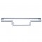 Chrome Plastic Peterbilt - Bar Dash Instrument Warning Light Panel Bezel W/ Visor