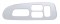 Chrome Plastic 2006+ Peterbilt Window Switch Trim - Driver Side W/ 4 Openings