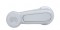 Chrome Plastic 2006+ Peterbilt Window Crank - Indented