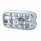 Chrome Plastic 2006+ Peterbilt A/C Vent  W/ Diamond - Clear