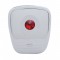 Chrome Plastic 2006+ Peterbilt Diagnostic Cover W/ Diamond - Red