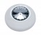 (2/Card) Chrome Plastic 2006+ Peterbilt Knob Cover W/ Diamond - Smoke
