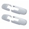 (2/Card) Chrome Plastic 2006+ Kenworth T660 Hood Latch Cover