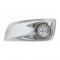 17 Amber Led Kenworth T660 Driver Front Bumper Dual Function Clear Style Light W/ Reflector - Clear Lens