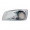 17 Amber Led Kenworth T660 Driver Front Bumper Dual Function Watermelon Style Light W/ Visor - Clear Lens