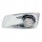 19 Amber Led Kenworth T660 Driver Front Bumper Single Functionlight W/  Reflector W/ Visor - Clear Lens