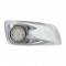 17 Amber Led Kenworth T660 Passenger Front Bumper Dual Function Watermelon Style Light - Clear Lens
