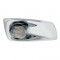 19 Amber Led Kenworth T660 Passenger Front Bumper Single Function Beehive Style Light W/ Visor - Clear Lens