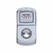 Chrome Plastic "Cab Light" Rocker Switch Cover W/ Diamond - Clear